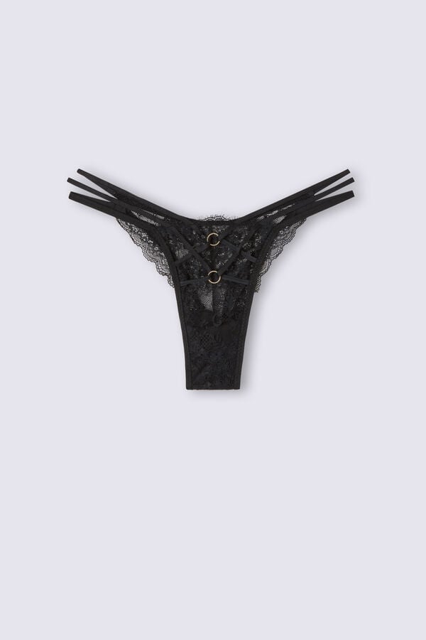 Bragas Intimissimi Intricate Surface ‘80s Stylezilian Mujer Negras | EZBVC6431