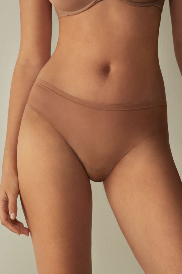 Bragas Intimissimi Invisible Touchzilian Mujer Beige | CUOWS2489