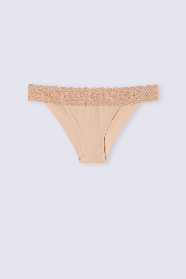 Bragas Intimissimi Lace And Microfiber Modifiedzilian Mujer Naranjas Beige | IMJTQ6901