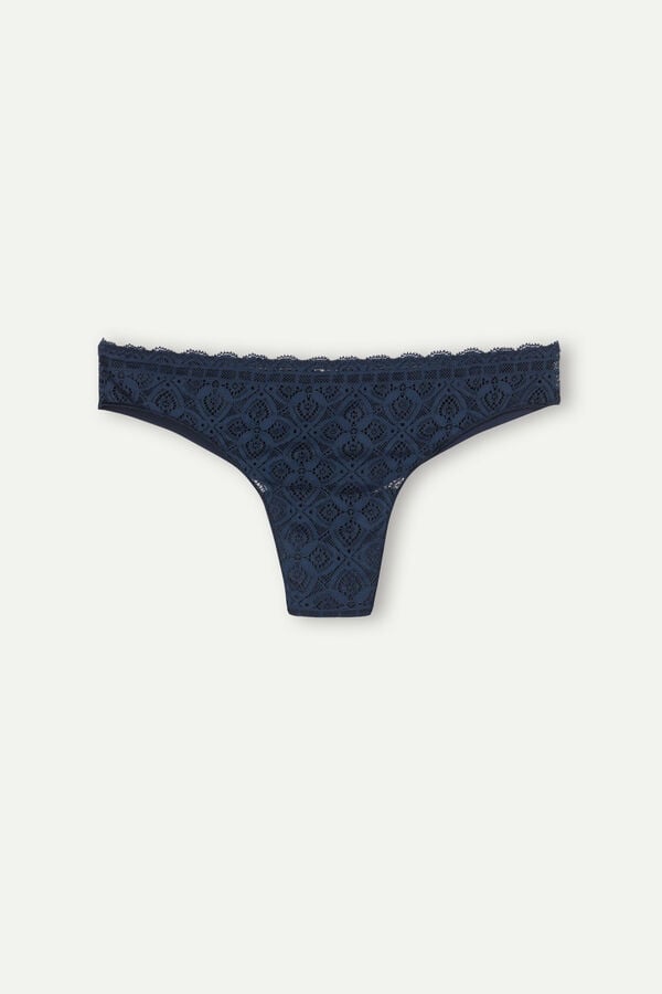 Bragas Intimissimi Lace And Microfiberzilian Mujer Azules | NLMXA7962