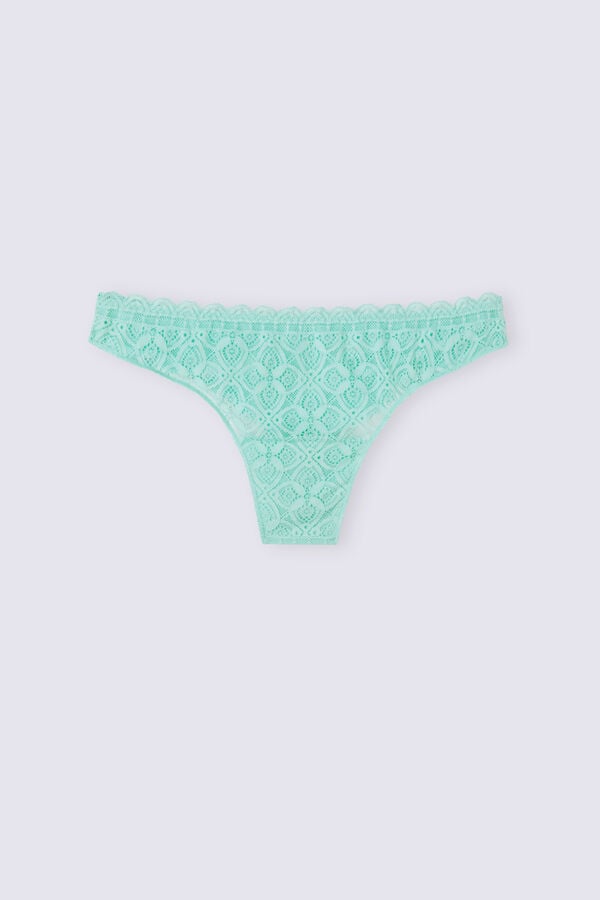 Bragas Intimissimi Lace And Microfiberzilian Mujer Verde | MLNFG4621