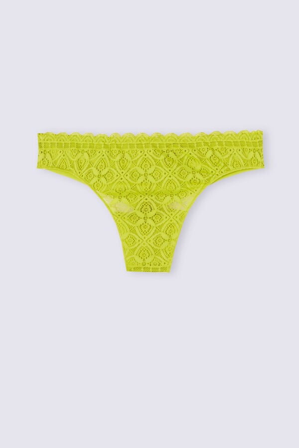 Bragas Intimissimi Lace And Microfiberzilian Mujer Verde | ZJHXW3192