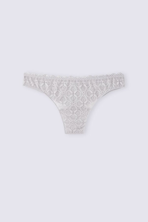 Bragas Intimissimi Lace And Microfiberzilian Mujer Gris | QHOTE5780