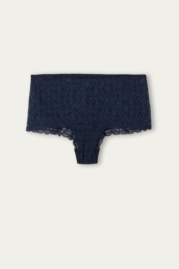 Bragas Intimissimi Lace Hipster Mujer Azules | LMQDG0972