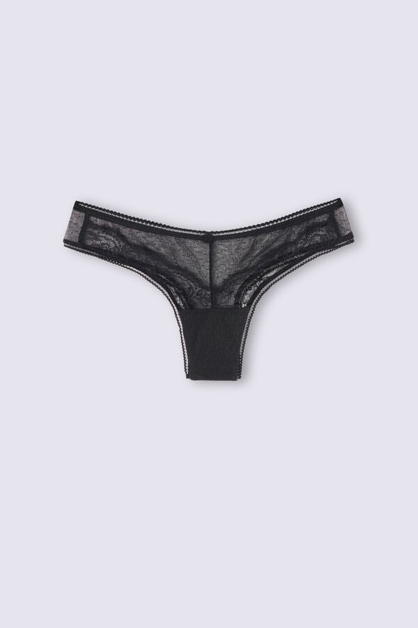 Bragas Intimissimi Lace Never Gets Oldzilian Mujer Negras | HPGXO6308