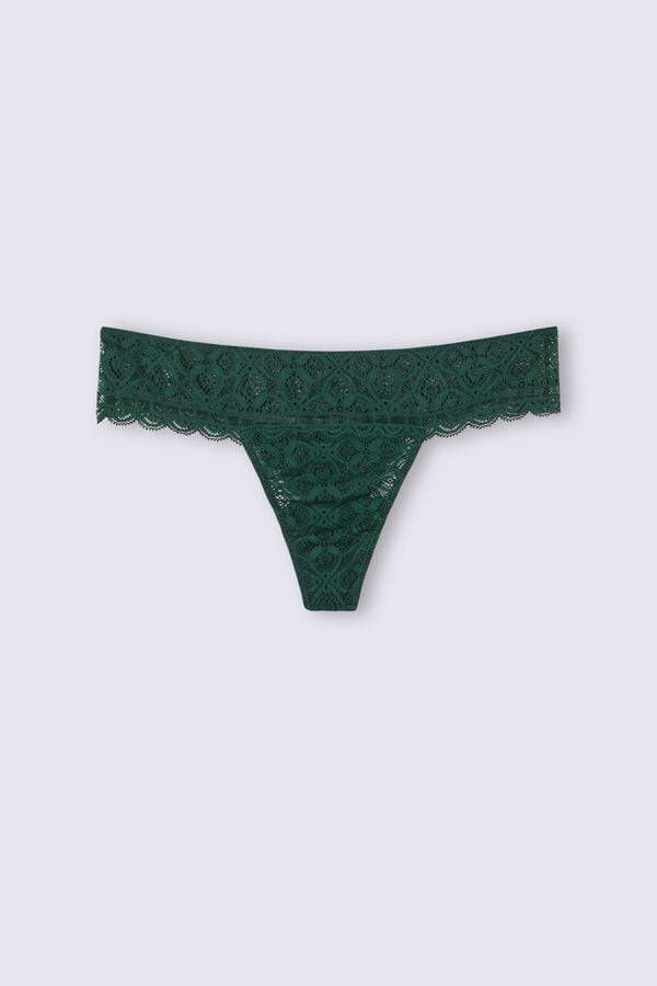 Bragas Intimissimi Lacezilian Mujer Verde | BDELJ0392