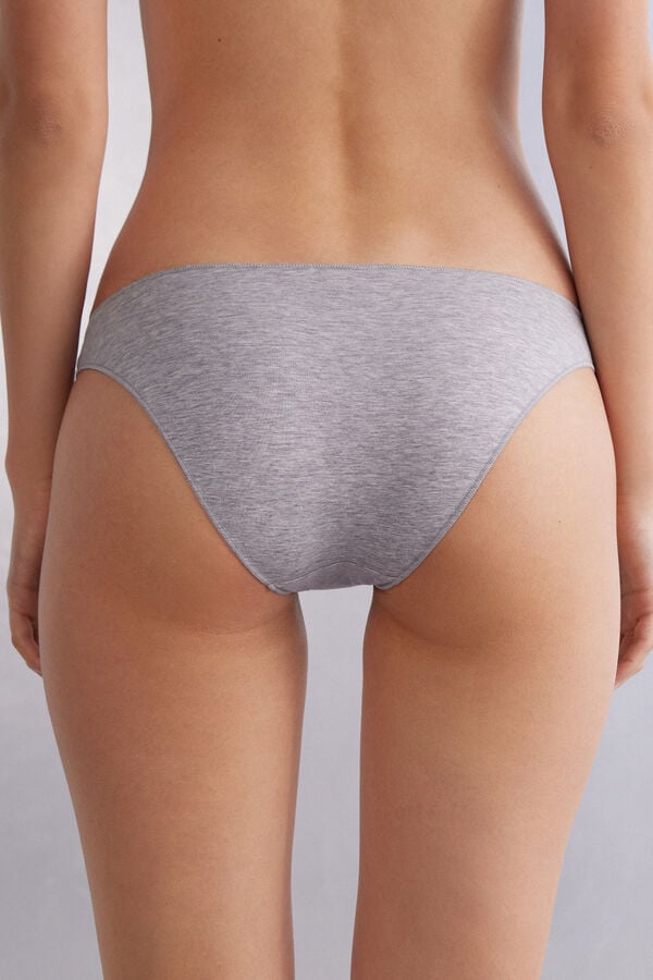 Bragas Intimissimi Low Rise Cotton Mujer Gris Claro | YTULS8157