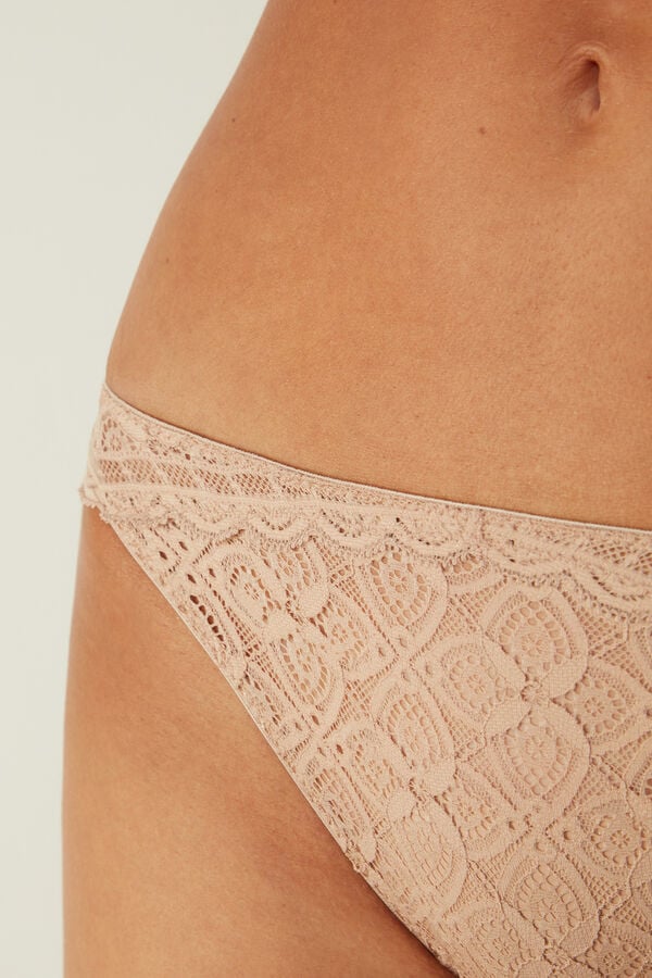 Bragas Intimissimi Low Rise Lace Mujer Naranjas Beige | FNCQE8631