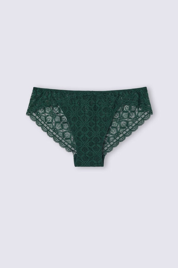 Bragas Intimissimi Low Rise Lace Mujer Verde | WSAGD2470