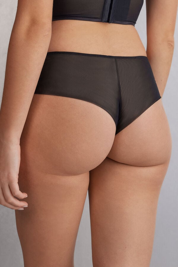 Bragas Intimissimi Luxury Moments Hipsterzilian Mujer Negras Beige | QCLGB5124