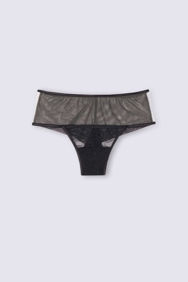 Bragas Intimissimi Luxury Moments Hipsterzilian Mujer Negras Beige | QCLGB5124