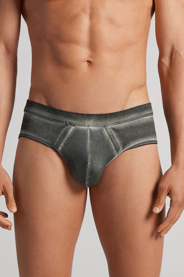 Bragas Intimissimi Natural Fresh Cotton Hombre Verde | DNAJW2640