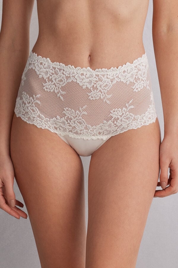 Bragas Intimissimi Pretty Flowers Hipsterzilian Mujer Blancas | MIRAL1408