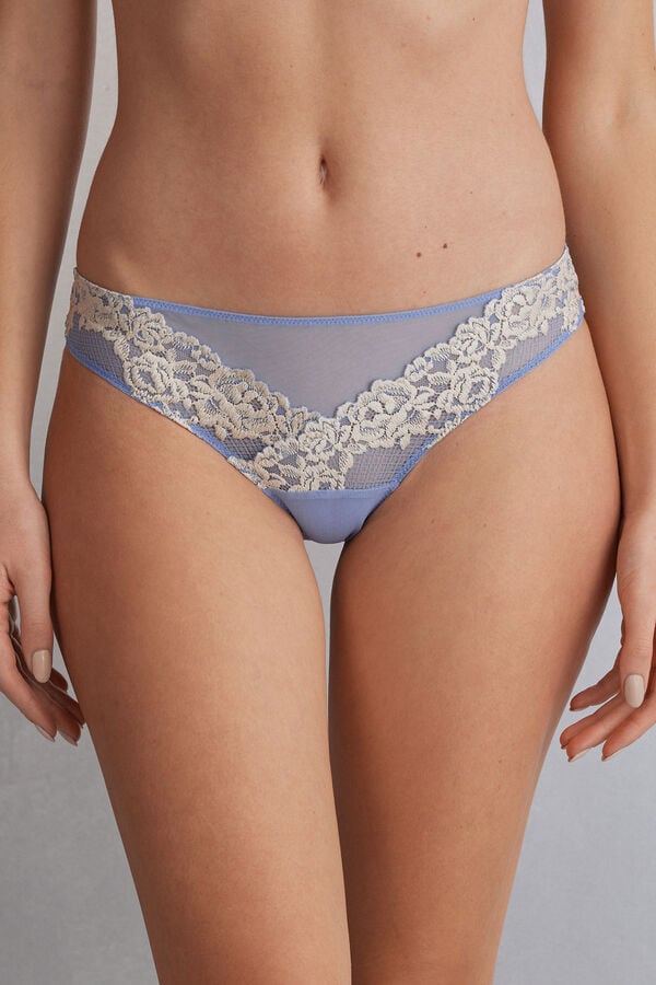 Bragas Intimissimi Pretty Flowerszilian Mujer Azules Blancas | BUTJX6257