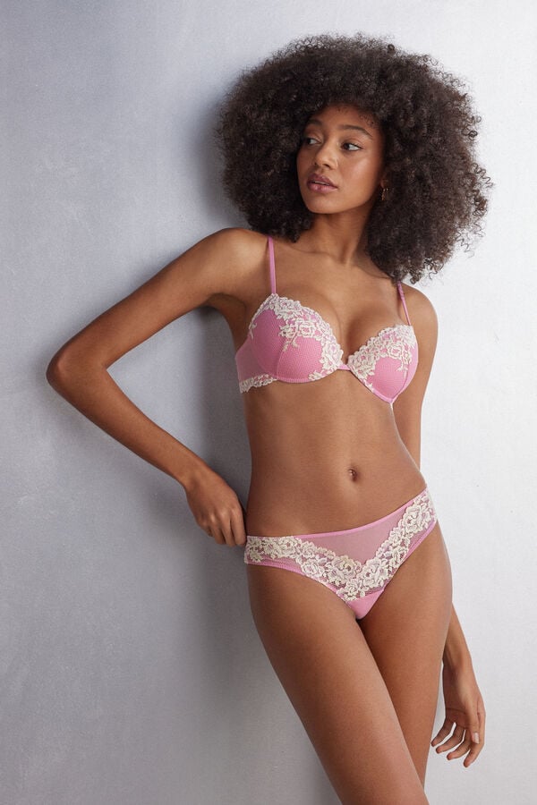 Bragas Intimissimi Pretty Flowerszilian Mujer Rosas Blancas | VJFPB1047