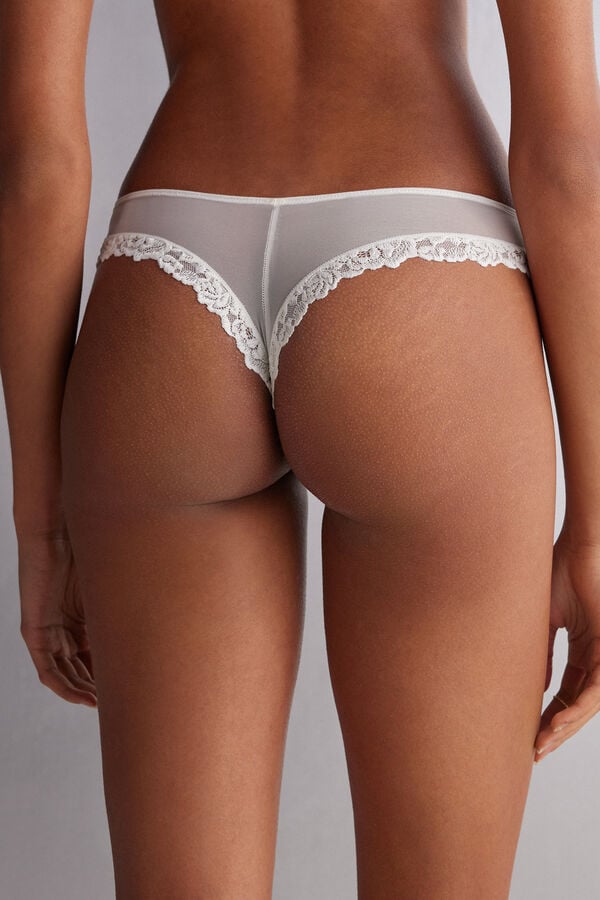 Bragas Intimissimi Pretty Flowerszilian Mujer Blancas | YABPZ9218