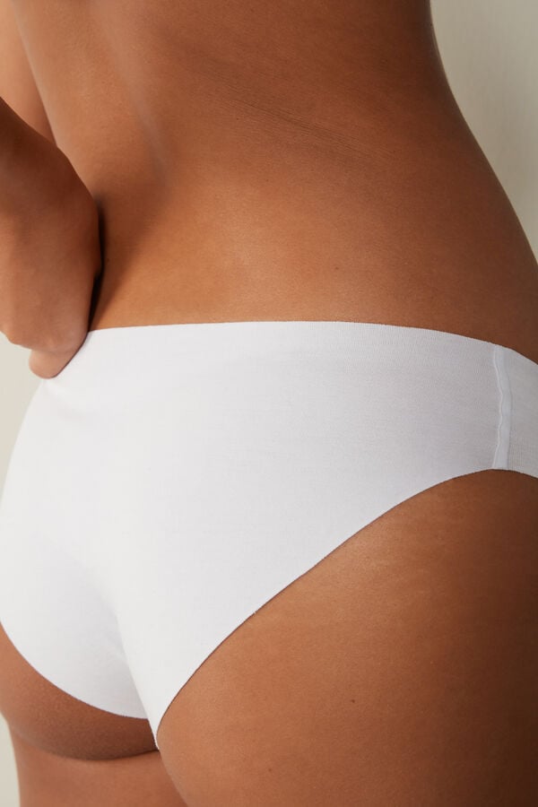 Bragas Intimissimi Seamless Cotton Mujer Blancas | LBVAY1403