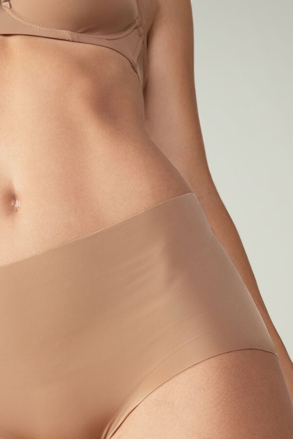 Bragas Intimissimi Seamless Microfiber Hipster Mujer Beige | VFMQR2975