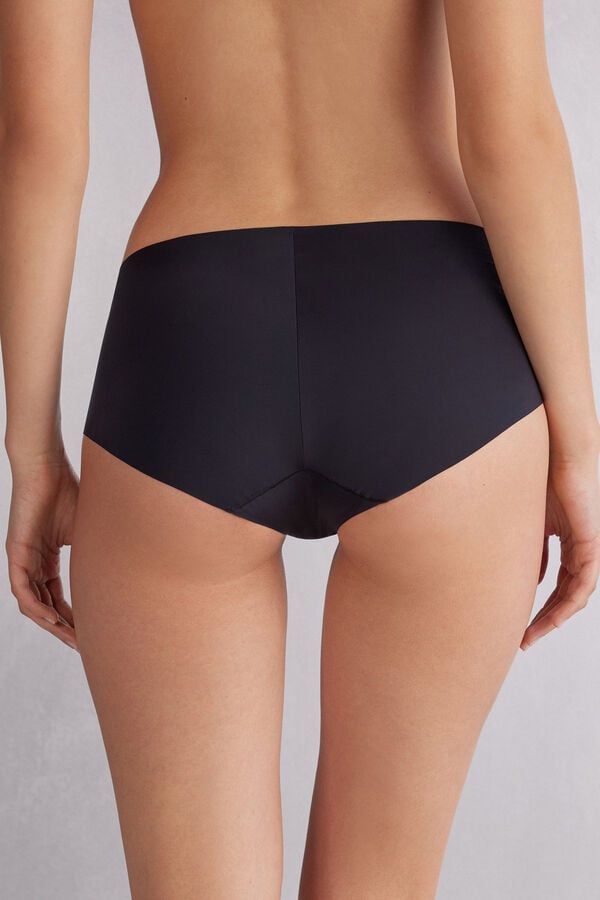 Bragas Intimissimi Seamless Microfiber Hipster Mujer Negras | LUPWQ1592