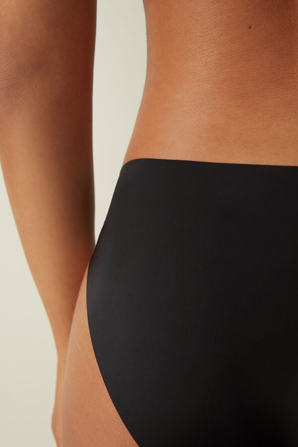 Bragas Intimissimi Seamless Microfiber Mujer Negras | LNAGZ2596