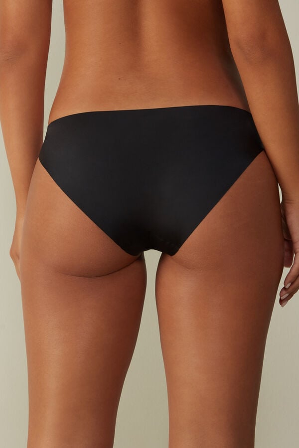 Bragas Intimissimi Seamless Microfiber Mujer Negras | LNAGZ2596