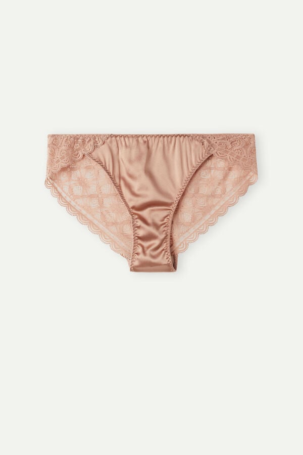 Bragas Intimissimi Silk And Lace Mujer Rosas | BRDQZ0246