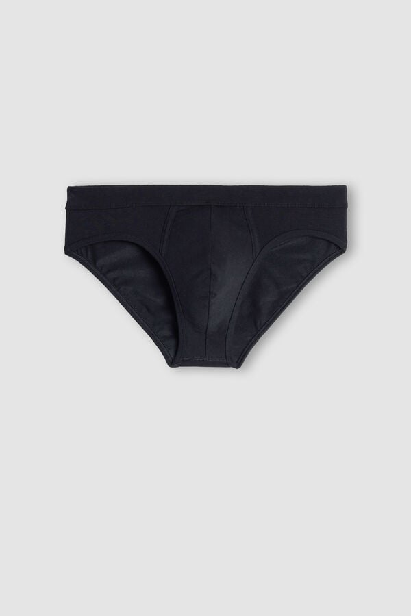 Bragas Intimissimi Superior Cotton Hombre Negras | DAZTF9387