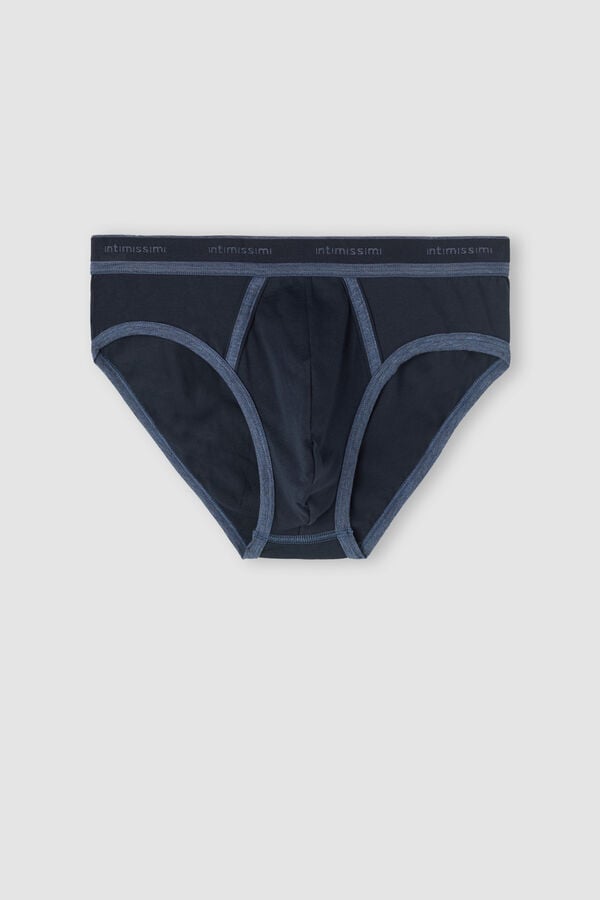 Bragas Intimissimi Superior Cotton Logo Hombre Azules Azules | HSJIV5973