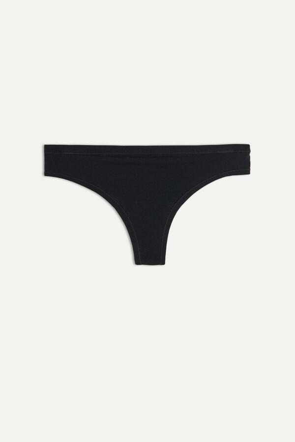 Bragas Intimissimi Ultralight Cottonzilian Mujer Negras | TXWPD0647