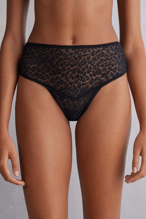 Bragas Intimissimi Your Wild Side Hipsterzilian Mujer Negras | PNULC8501