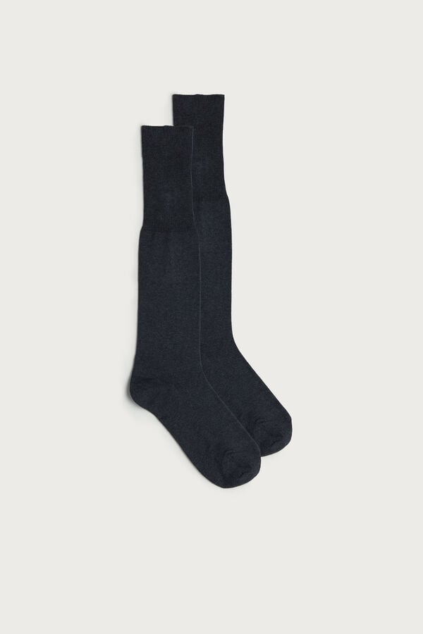 Calcetines Intimissimi Tall Warm Cotton Hombre Gris Oscuro | TOVED1643