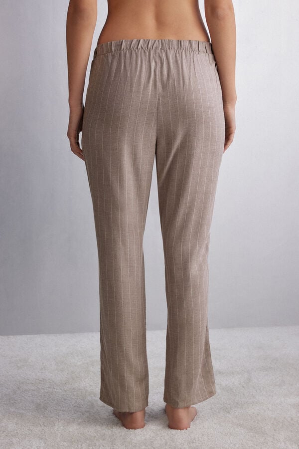 Pantalon Intimissimi Comfort First Full Length Woven Modal Mujer Beige | QZPVU0263