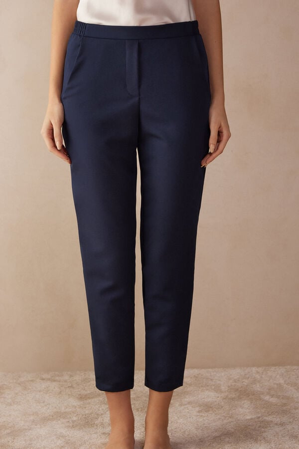 Pantalon Intimissimi Full Length With Pockets Mujer Azules | KODVZ5691