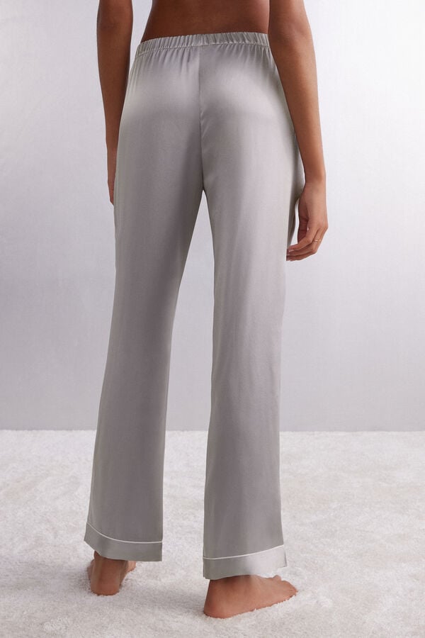 Pantalon Intimissimi Silk Satin Mujer Gris | ZODBN3058