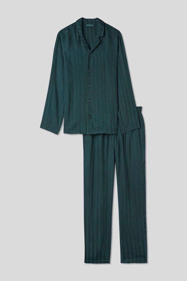 Pijama Intimissimi Modal Set Hombre Verde Oscuro | QESFO5081