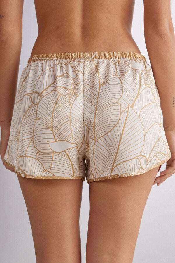 Short Intimissimi Golden Hour Satin Mujer Beige | THIOM8713