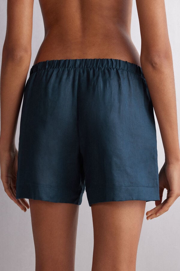 Short Intimissimi Linen Cloth Mujer Azules | QFVYE1930