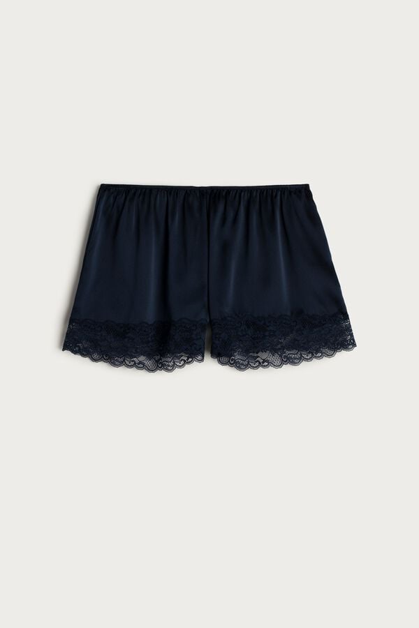 Short Intimissimi Silk Mujer Azules | AYZPW6298