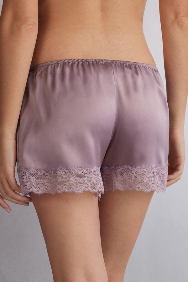 Short Intimissimi Silk Mujer Rosas | KDVCH1832