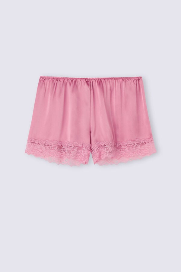 Short Intimissimi Silk Mujer Rosas | ZKLGT5694