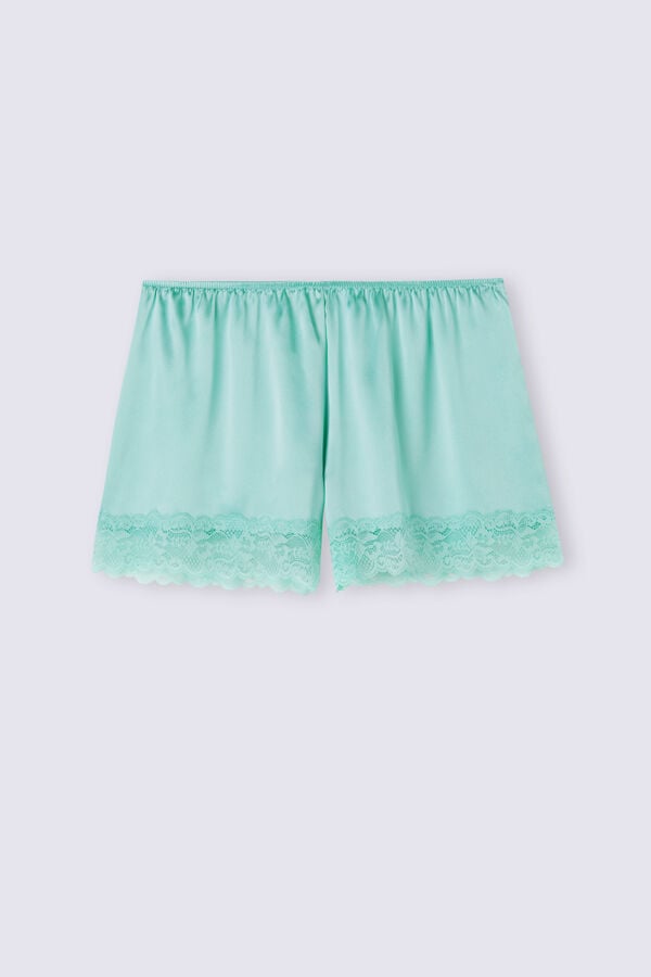 Short Intimissimi Silk Mujer Verde | YEKDZ2674