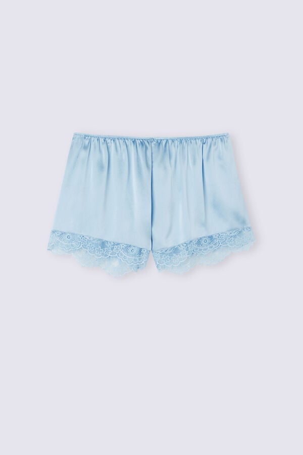 Short Intimissimi The Most Romantic Season Silk Mujer Azules | IFYBT7261