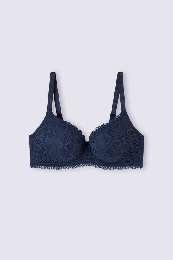 Sujetador Intimissimi Adele Triangle Lace Mujer Azules | XPIHD5180