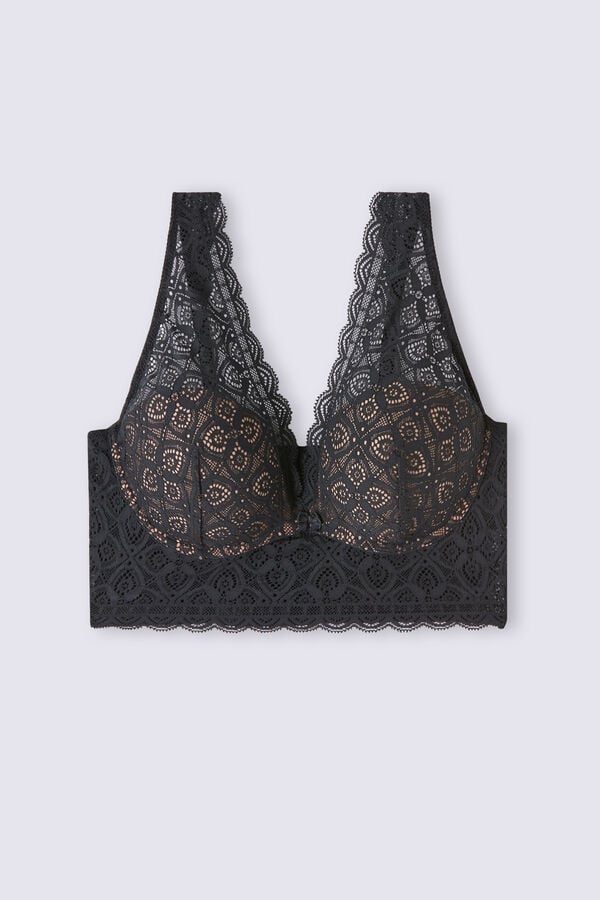 Sujetador Intimissimi Asia Balconette Mujer Negras | DHOAN9475