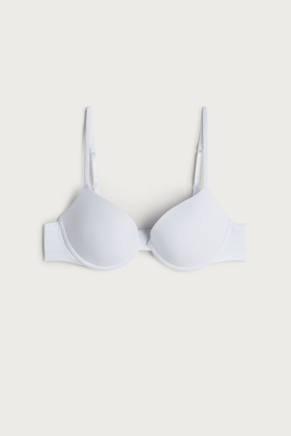 Sujetador Intimissimi Bellissima Push-Up Microfiber Mujer Blancas | DLCWN1978