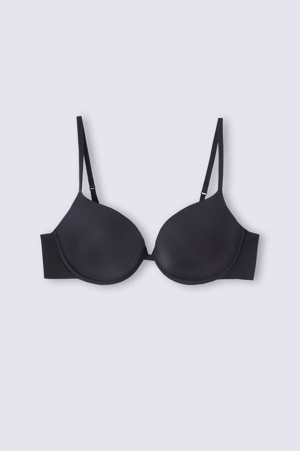 Sujetador Intimissimi Bellissima Push-Up Ultralight Microfiber Mujer Negras | ZOBDL6859