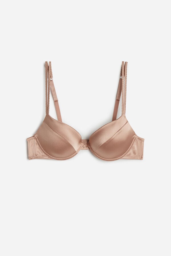 Sujetador Intimissimi Bellissima Silk Push-Up Mujer Rosas | TBLWE9825