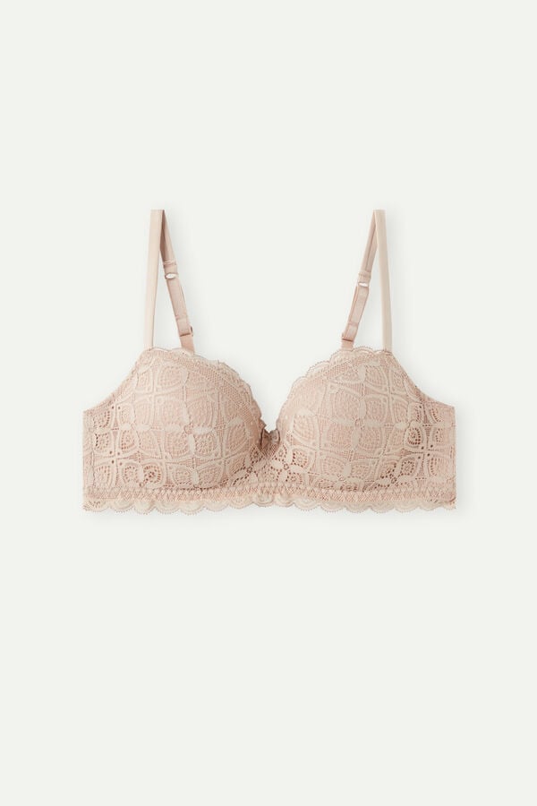 Sujetador Intimissimi Claudia Balconette Lace Mujer Naranjas Beige | LJYAZ9215