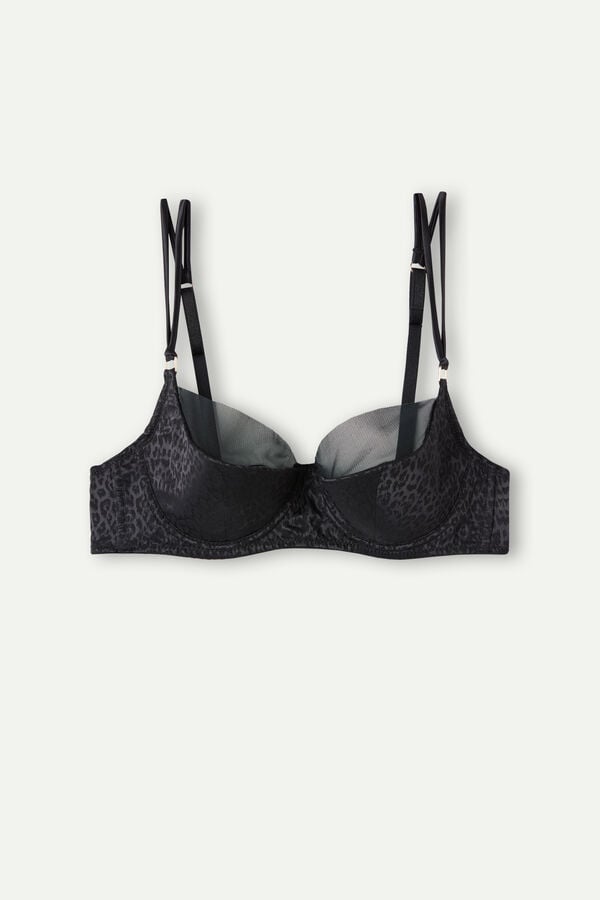 Sujetador Intimissimi Cool Minimal Demi Mujer Negras | HJITS7241