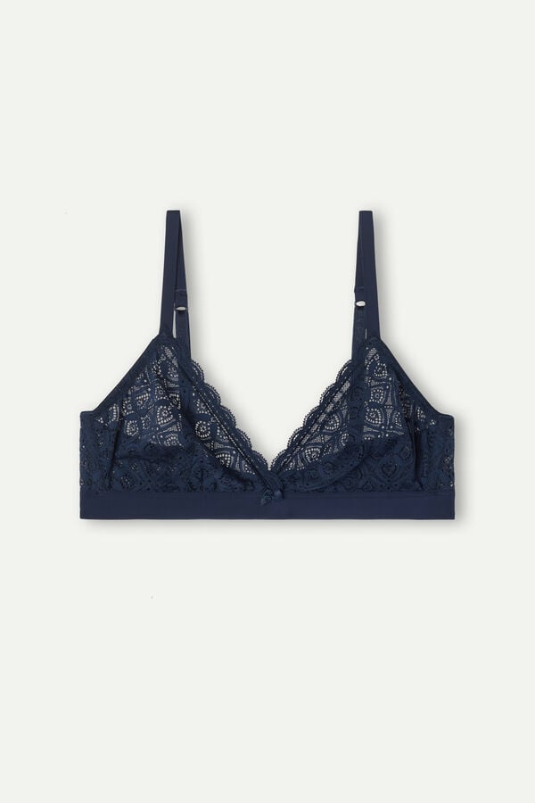 Sujetador Intimissimi Emma Triangle Lace Mujer Azules | AMVHK0957